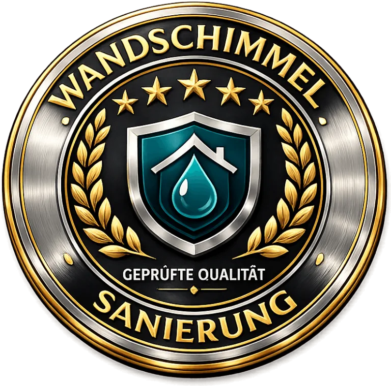Premium Qualitätsabzeichen für ausgezeichnete Schimmelbekämpfung der Wandschimmel Sanierung